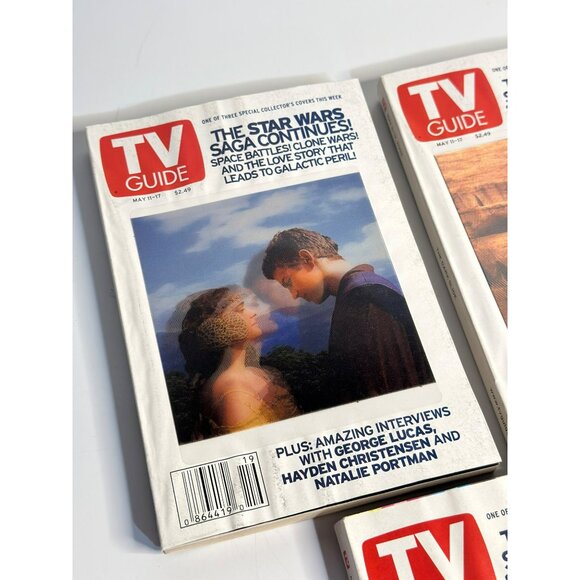 TV Guide May 11–Y2K Star-Wars Saga Continues Lenticular Cover Obi‑Wan / Anakin - Picture 3 of 6